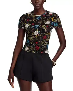 Футболка с круглым вырезом Tess Alice And Olivia, мультиколор