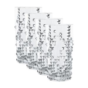 Набор стаканов для лонг-дринков в стиле панк, 4 шт 0,39 л Nachtmann, прозрачный