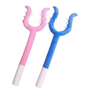 Тизер стик, для взрослых, когтеточка, для питомцев, кошачий тизер, плюшевая кукла для собак, высота 70см Firefly Forest, синий