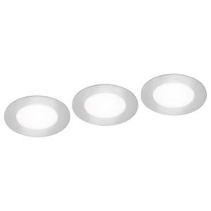 Светодиодный встраиваемый светильник Briloner Flat In (3 шт), белый