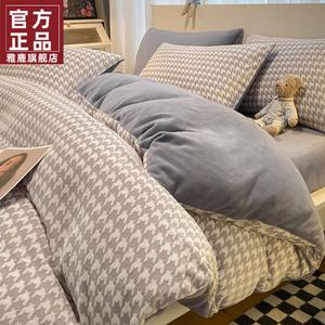 Yalu Пододеяльник 200х230 см из молочного велюра с 3D тиснением, цвет "Тысяча птиц" серый, без статического электричества