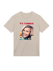 Рубашка F4NT4STIC TV Times Honor Blackman 1964 Cover, песочный