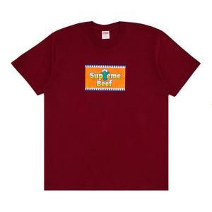 Футболка Supreme Beef Tee, Cardinal