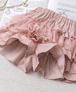 Кюлоты/Вечеринка с рюшами Cinnamoroll/My Melody/Solid Panpantutu, цвет Angel Pink