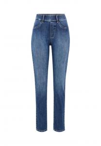 Джинсы облегающего кроя с четырьмя карманами эластичным поясом и эластичными вставками Paddock'S, синий