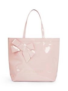 Nicon Vinyl Bow Icon большая сумка-тоут Ted Baker, Pink