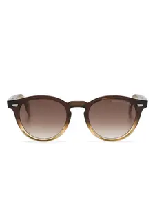Солнцезащитные очки в круглой оправе Cutler & Gross, коричневый