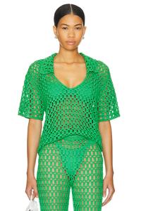 Рю топ More To Come, цвет kelly green