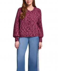 Женский кардиган с круглым вырезом и пуговицами спереди TRIBAL, Roseberry