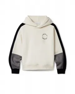 Детская толстовка с капюшоном Calvin Klein, серый