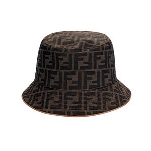 FENDI Фф жаккардовая ведро-шляпа, Brown