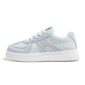 HUANQIU Женские противоскользящие и износостойкие низкие скейтерские кроссовки с эффектом увеличения роста синие, цвет Blue