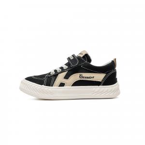 Детские кеды Kids WARRIOR, черный/бежевый