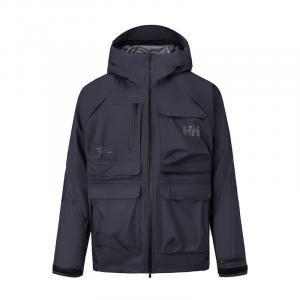 HELLY HANSEN Мужская суперлегкая непромокаемая ветровка для походов, Navy Blue