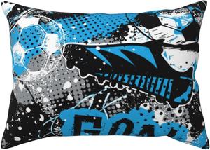 Pevtufa Наволочка с принтом "футбольное время" с застежкой конвертом Football Time