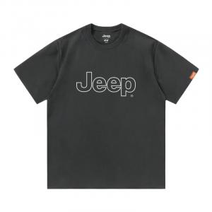 Футболка для школьников с круглым вырезом Moderate Jeep, темно-серый