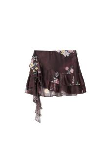 Юбка Bershka, цвет Aubergine