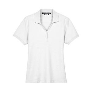 Женская поло из пима пике Devon & Jones, White