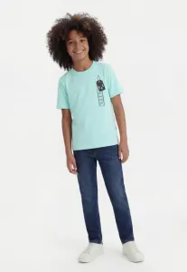 Футболка унисекс с забавным графическим принтом месси Adidas Performance, Semi Flash Aqua