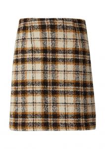 Юбка s.Oliver, бежевый/коричневый