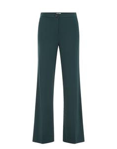 Свободные плиссированные брюки WE Fashion, зеленый