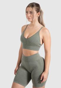 Спортивный бюстгальтер с легкой поддержкой BATIK ACID VERA SCRUNCH Smilodox, оливковый