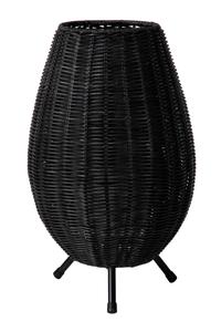 Настольная лампа Lucide черный, 22/22/36 см