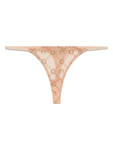 Marine Serre сетчатые трусы-стринги, нейтральный