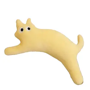 Кукла плюшевая Dopamine Dressing, вид сзади, в стиле Cat Instagram, милый котенок, высота 100см BEIKEMIXUE, желтый