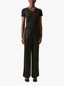 Атласные широкие брюки James Lakeland, черный