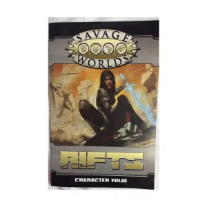 Rifts - Character Folio, Rifts - Savage Worlds (Pinnacle), мягкая обложка