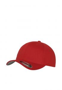 Бейсболка WOOLY COMBED Flexfit, цвет Feuerrot