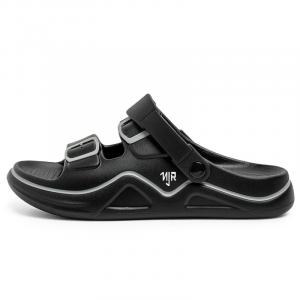 NANJIREN Пляжные сандалии мужские черно-серые/черно-зеленые/бежево-желто-серые - черно-серые, цвет Black Gray