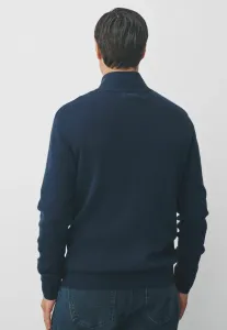 Джемпер с логотипом оленя, стандартного кроя. Next, Navy Blue