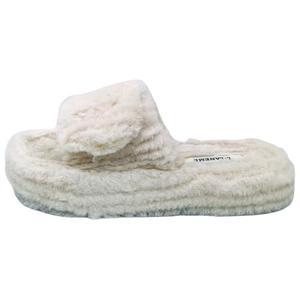 Puppytown Женские противоскользящие тапочки с резиновой амортизацией и устойчивостью к истиранию Ecru, цвет Ecru