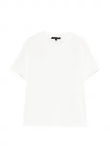 Футболка с вышивкой Maje, белый