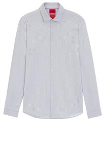Рубашка Slim Fit на пуговицах HUGO Kenno, White