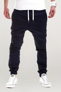 Тканевые брюки behype Chino LUKE, темно синий