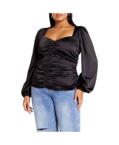 Топ Sienna больших размеров CITY CHIC, Black