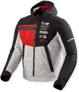 Мотоциклетная куртка REV'IT! Haste H2O Heritage (Black/Red - 2X-Large)