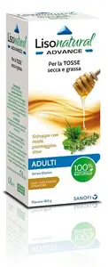 Сироп Lisonatural Advance для взрослых 180 г от сухого и жирного кашля Lisomucil