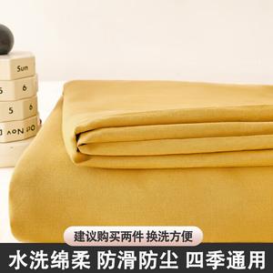 Yalu Простыня 200х230 см из мягкого дышащего хлопка, цвет Ginger Yellow