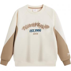 Свитшот унисекс с круглым вырезом, средней толщины Anta, beyond белый-2