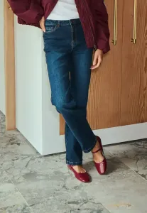 Джинсы kamaris прямого кроя стандартного размера Kaffe, Dark Blue Denim