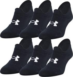 Носки Under Armour Essential Ultra Low 6-Pack, Black (6-Pairs)