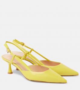 Кожаные туфли-лодочки Ascent 55 с открытой пяткой Gianvito Rossi, Sorrento