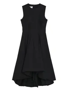 Асимметричное миди-платье Moschino, черный