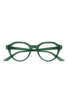 Очки в круглой оправе Gucci, зеленый