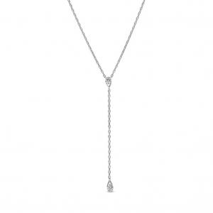 Ожерелья Pandora Infinite Lab-grown Diamond Drop Necklace 0.30 carat tw Sterling Silver, стерлинговое серебро
