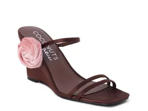 Сандалии Rosa Wedge Sandal Coconuts, коричневый